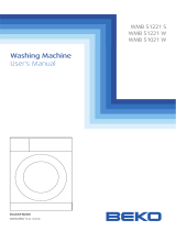 Beko WM 622 W User manual