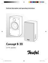 Teufel Concept B 20 Owner's manual