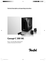Teufel Concept C 300 Wireless Operating instructions