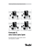 Teufel Concept E 300 Control Owner's manual