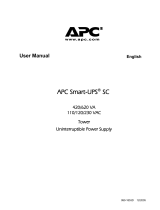 APC 110 Vac User manual