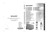 Sharp LC-40LE540E User manual