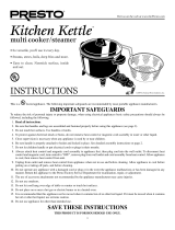 Presto Kitchen Kettle User manual