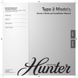 Hunter Fan 20552 Owner's manual