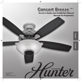 Hunter Fan 21629 User manual
