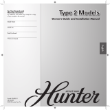 Hunter Fan 22455 Owner's manual