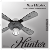 Hunter Fan 23252 User manual
