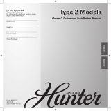 Hunter Fan 23781 Owner's manual