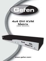 Gefen 4x4 DVI DL KVM Matrix User manual