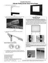 Draper Ultimate Folding Screen User manual