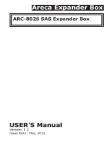 Areca ARC-8026-12 User manual