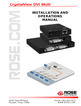 Rose electronics CRK-24DLC Owner's manual
