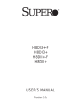 SUPER MICRO Computer MNL-H8DI3+ User manual