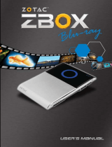 Zotac ZBOX Blu-ray HD-ID34 User manual