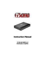 TV One 1T-DA-652 User manual