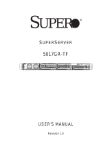 Supermicro SYS-5017GR-TF-FM175 User manual