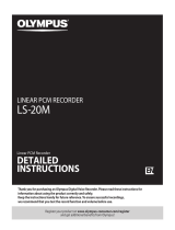 Olympus LS-20M Owner's manual