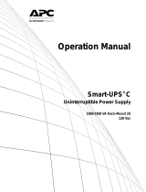 APC Smart-UPS C 1500VA 2U LCD 120V Specification