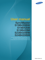 Samsung S19B420B User manual