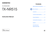 ONKYO TX-NR515 User manual