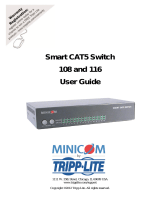 Tripp Lite Minicom Cat5 KVM Switches User manual