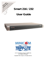 Tripp Lite Minicom Smart 232 User manual
