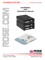 Rose CrystalView DVI Mini User manual