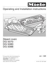 Miele DG 5080 User manual
