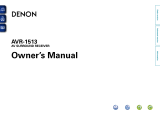 Denon AVR-1513 Owner's manual