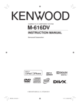 Kenwood Electronics M-616DV-W Owner's manual