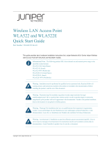 Juniper WLA522 Installation guide