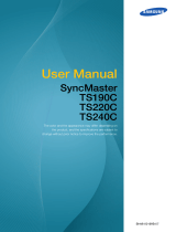 Samsung SYNCMASTER TS190C User manual