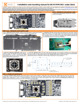 EK Water Blocks 3831109856284 Installation and mounting manual