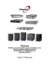 Thecus N4510U, 8TB User manual