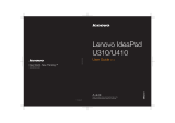 Lenovo IdeaPad U310 User manual