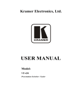 Kramer Electronics VP-438 User manual