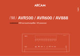 Arcam AVR600 User manual