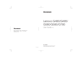 Lenovo G580 User manual