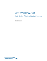 Plantronics Savi 700 Series User manual