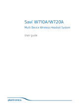 Plantronics SaviW710A User manual