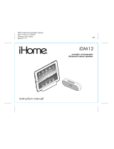 iHome IDM12 User manual
