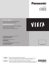 Panasonic Viera TC-P65VT30 Owner's manual