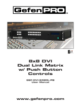 Gefen GEF-DVI-848DL-PB User manual