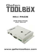 Gefen GTB-MINI-PACS User manual