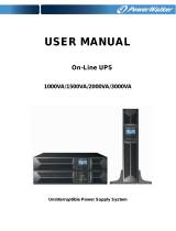 BlueWalker PowerWalker VFI 1000RT LCD/UK User manual