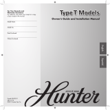 Hunter Fan 20517 Owner's manual