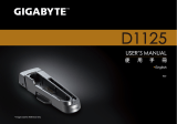 Gigabyte D1125 User manual