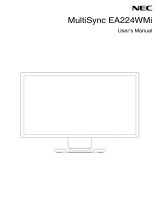 NEC EA224WMi User manual