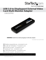 StarTech.com USB32DPPRO User manual