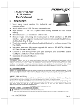 Posiflex LM-7117 User manual